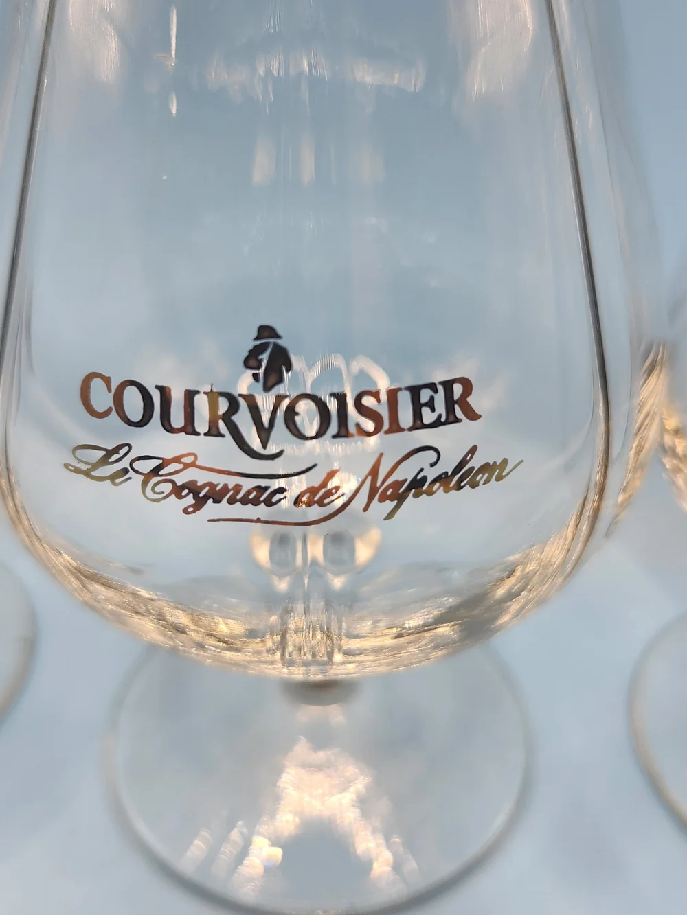 Branded Clear Cognac Glass - Set of 3